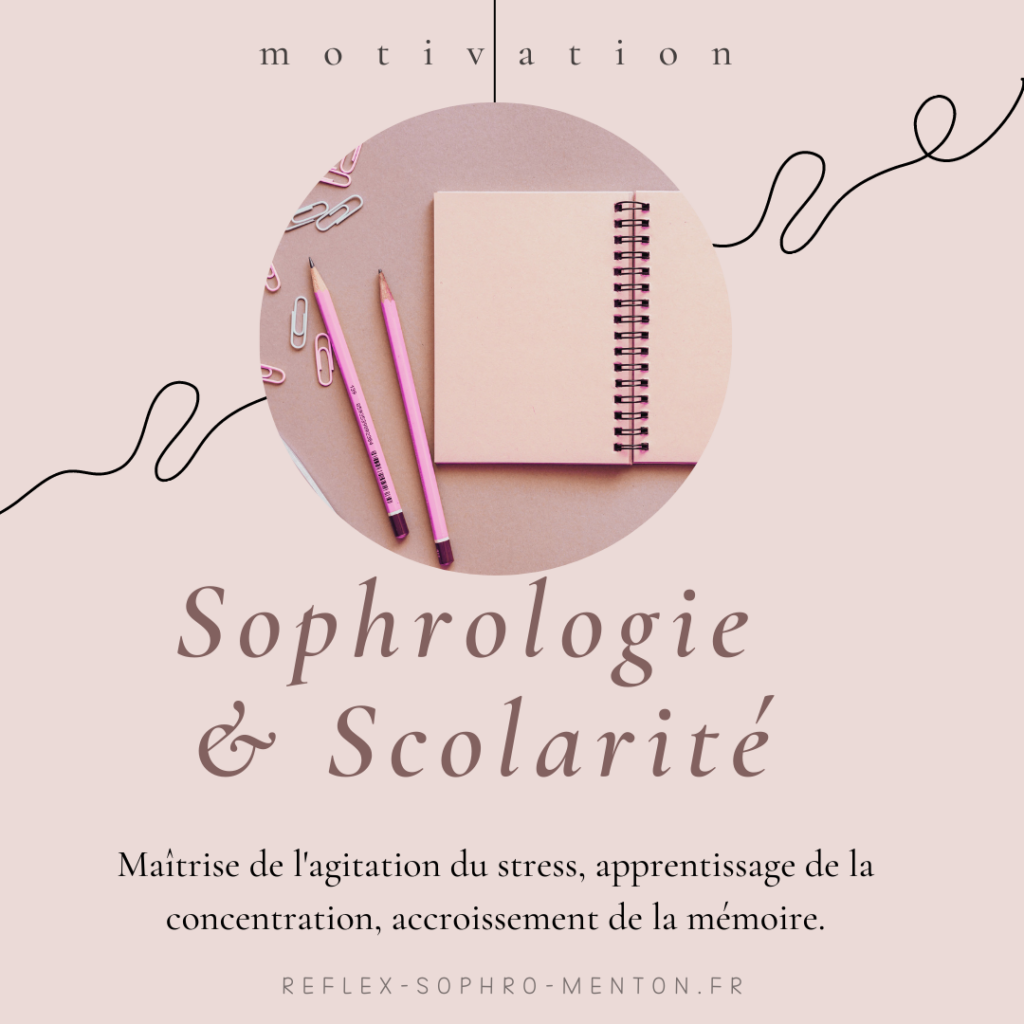 La sophrologie et la scolarité - sophrologue Menton 06500 - rcm - monaco