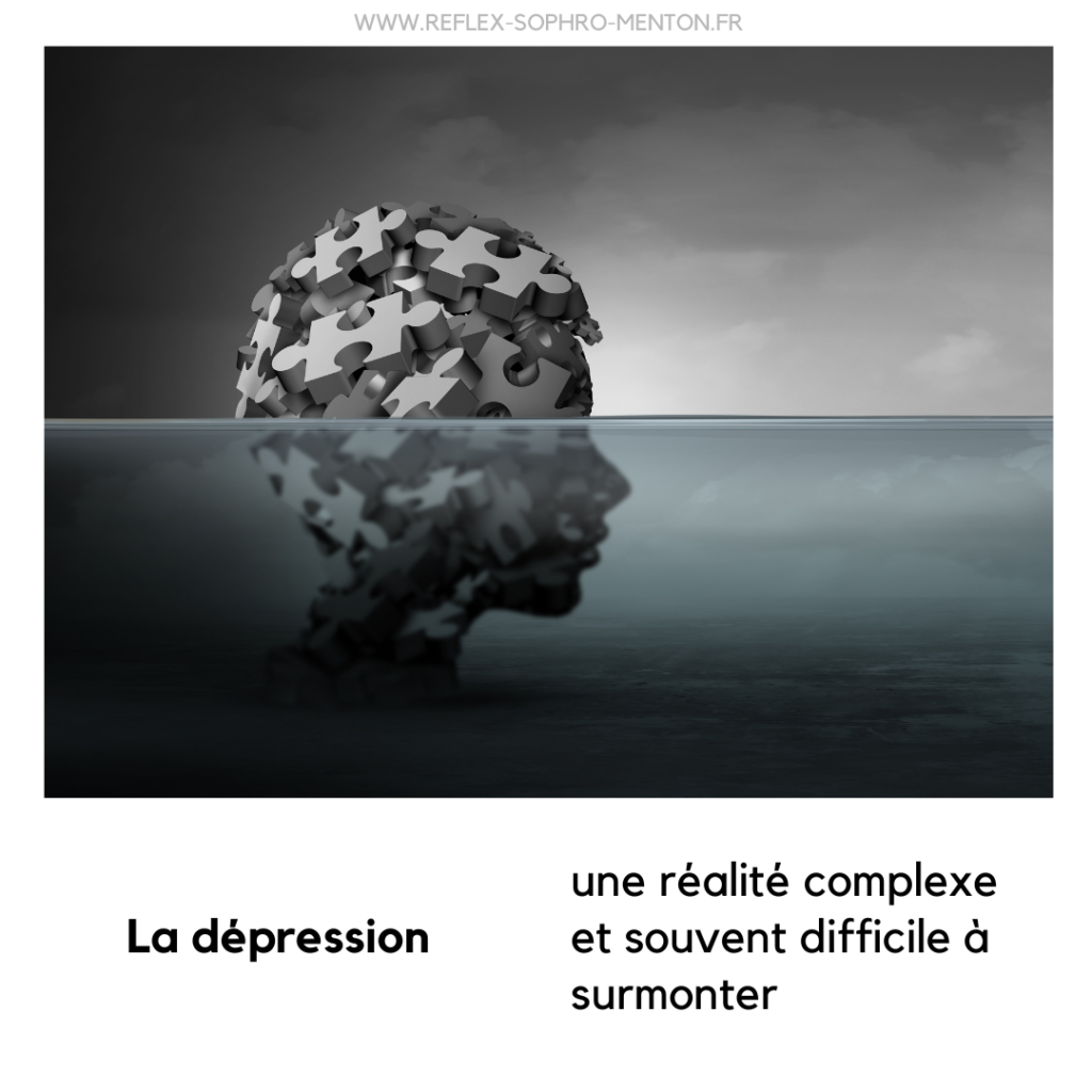 La dépression - Une réalité complexe. La sophrologie peut aider.
